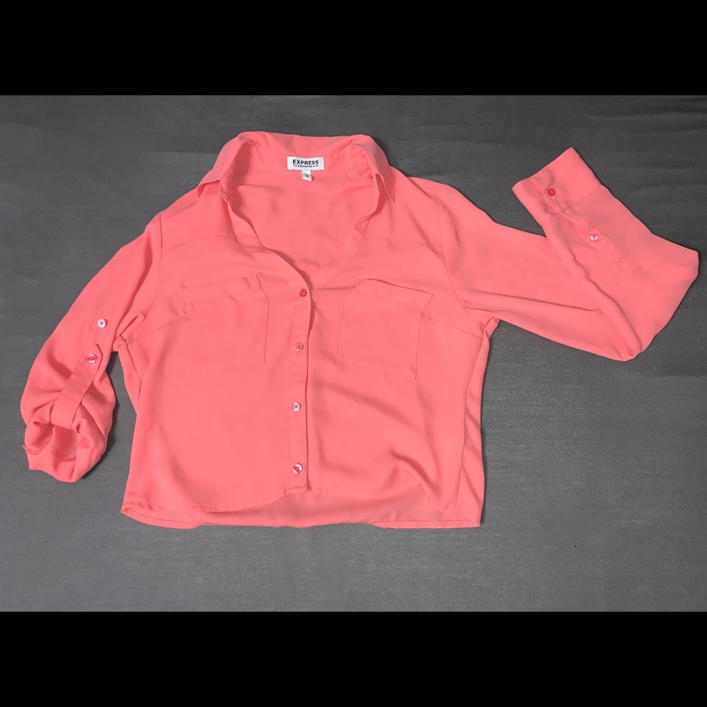 Express Portofino Cropped Shirt